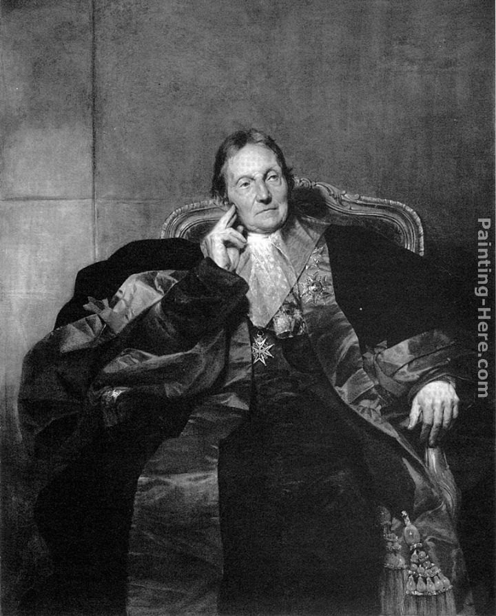 Paul Delaroche Portrait of a Marquise
